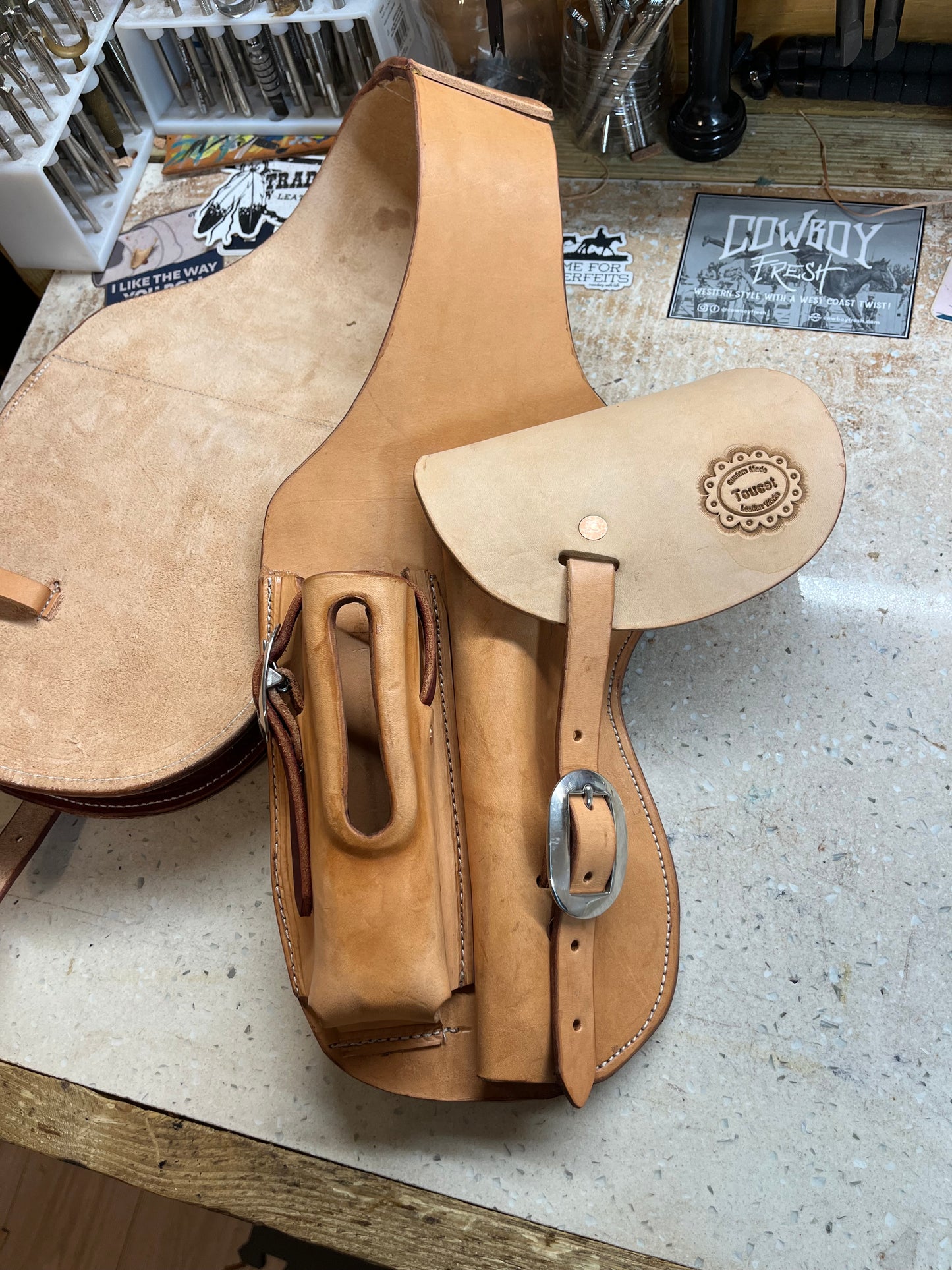 Saddle Bags and Garmin Holster