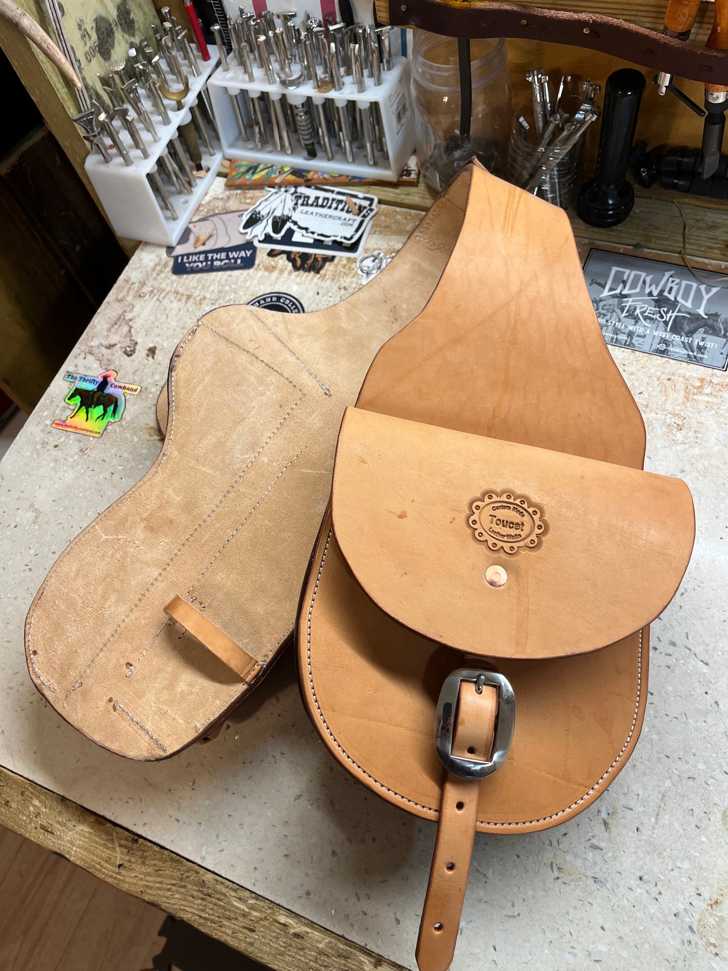 Saddle Bags and Garmin Holster